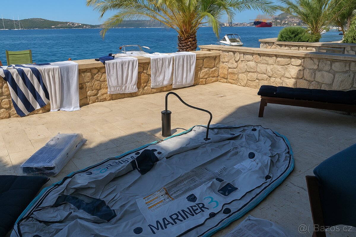 Intex Mariner 3 – nafukovací člun s elektromotorem a baterií