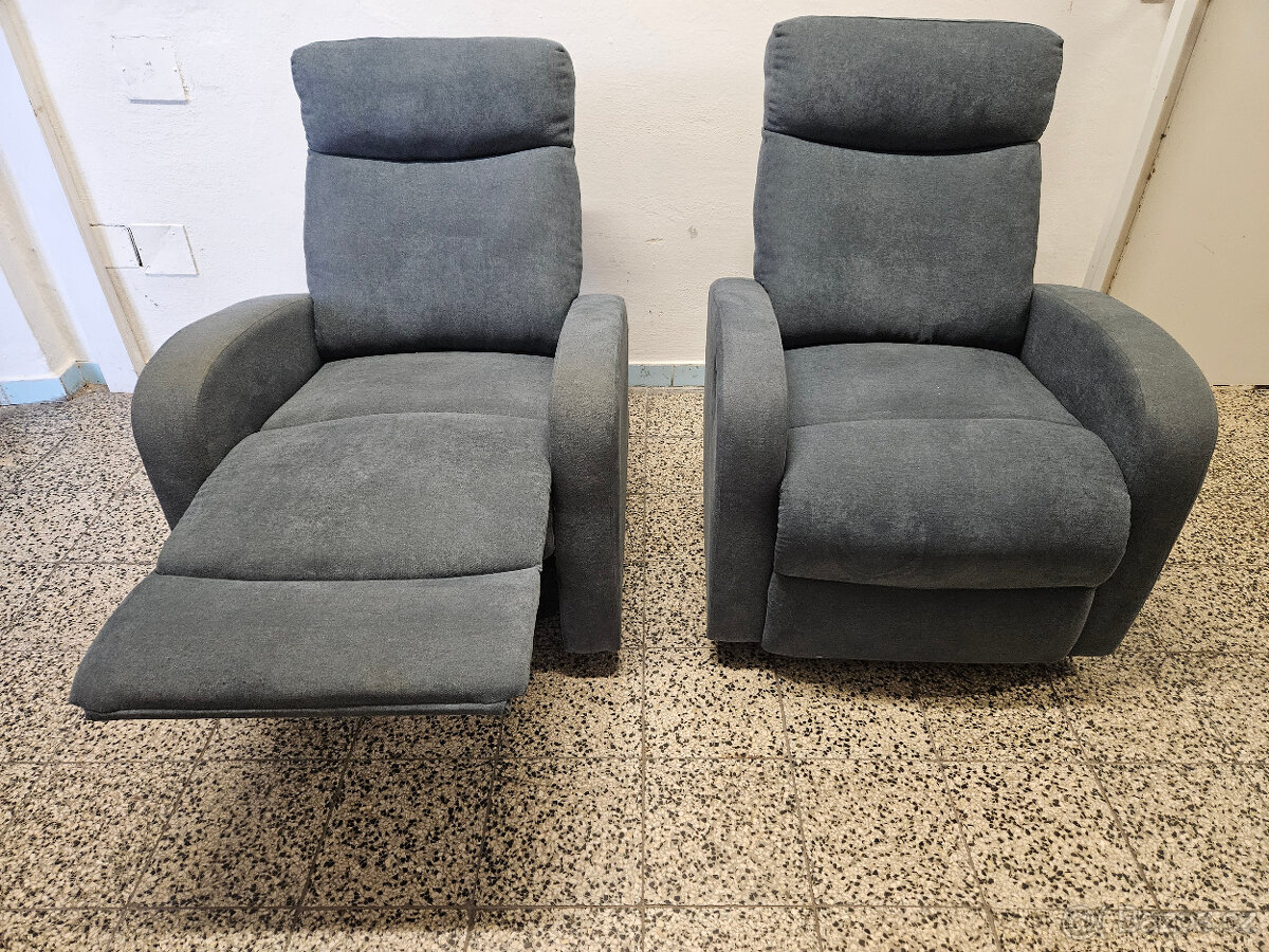 KŘESLO - POLOHOVACÍ - 2ks