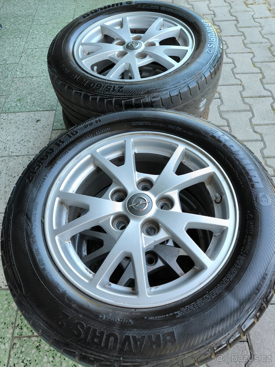 Alu 16" Opel, BMW s pneu 215/60R16