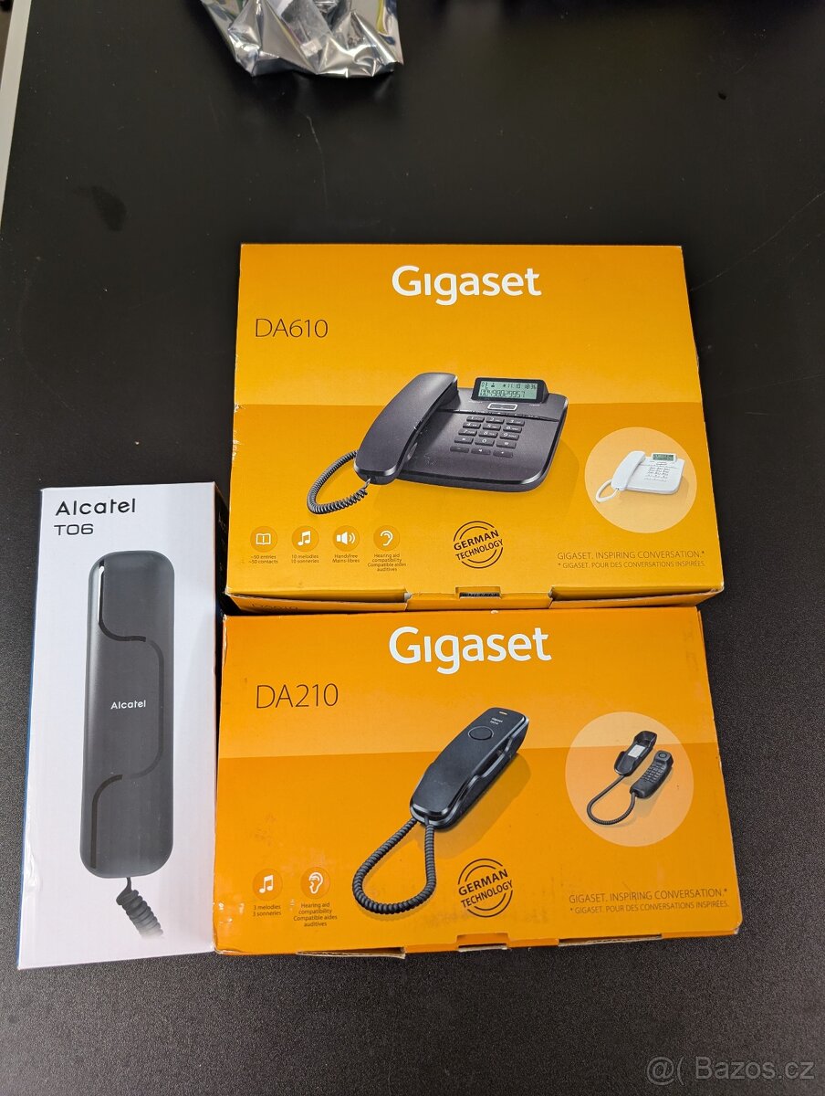 Telefony Gigaset DA610, DA210 / Alcatel T06