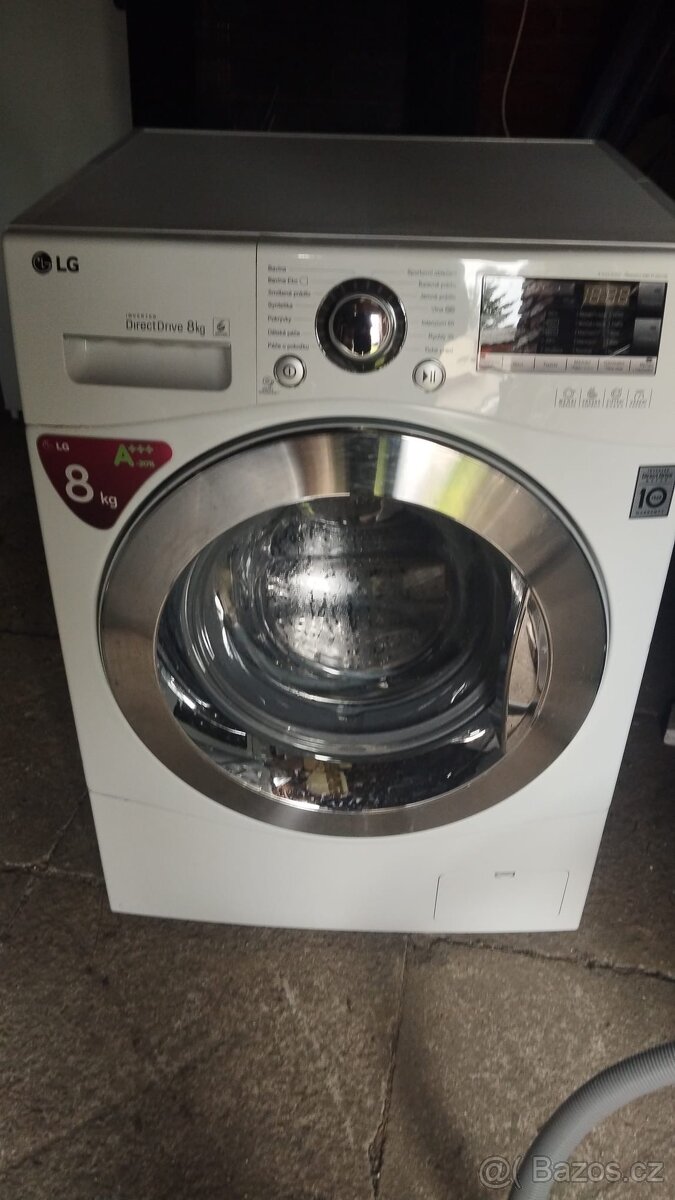 Pračka LG, 8KG prádla Super stav, A+++