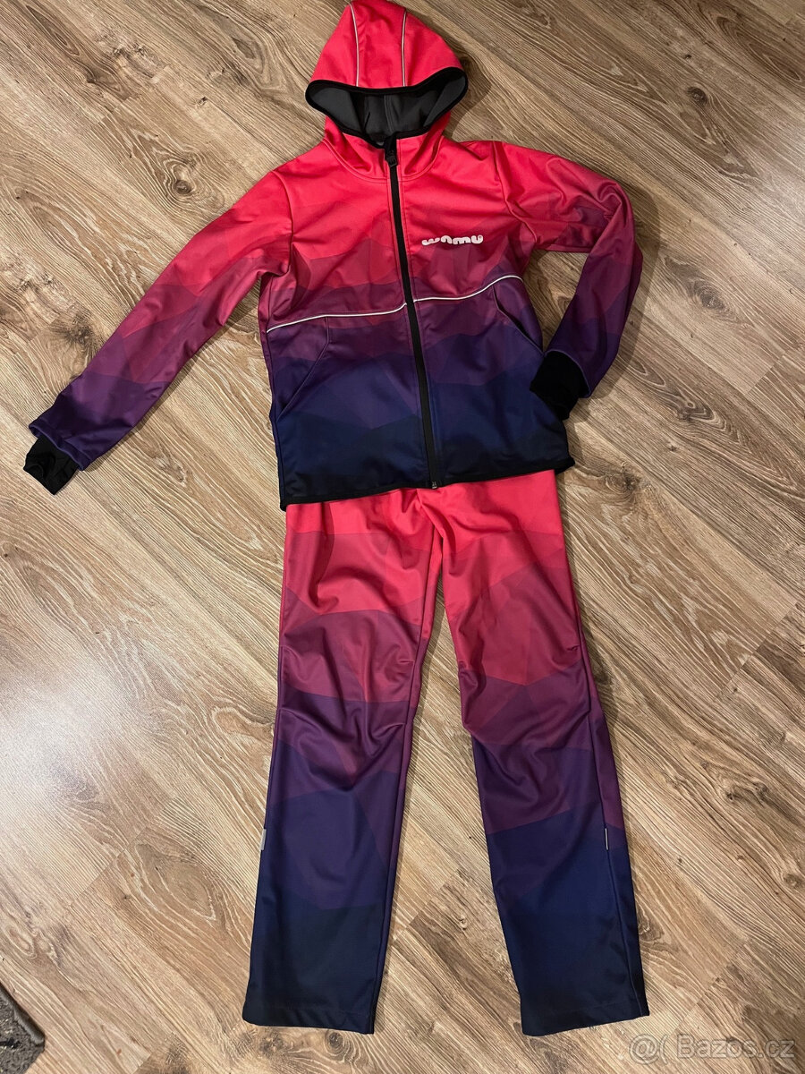 Wamu zateplené softshellové oblečení 146-152