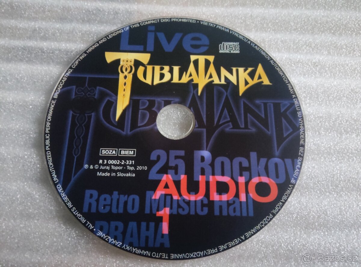 Cd - 2 cd Tublatanka Live