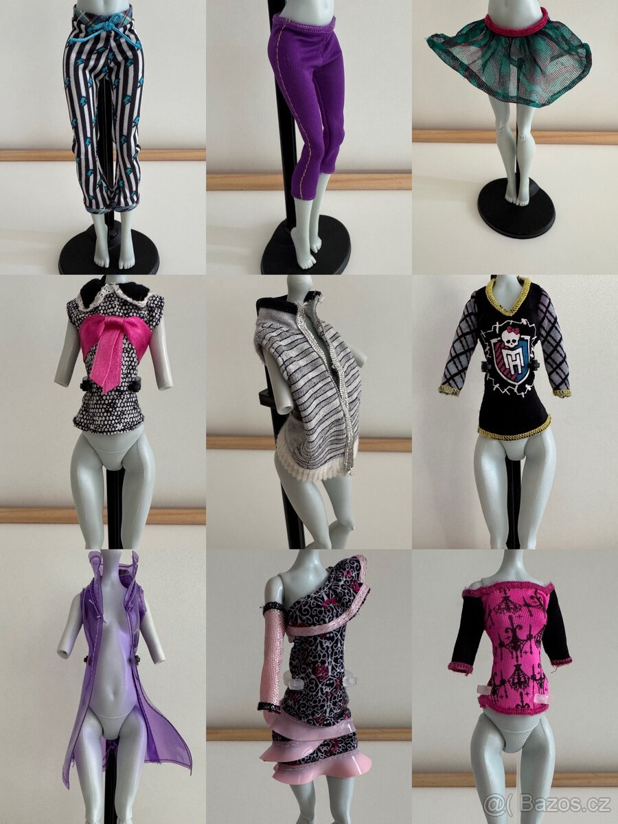 Monster High oblečení a doplňky