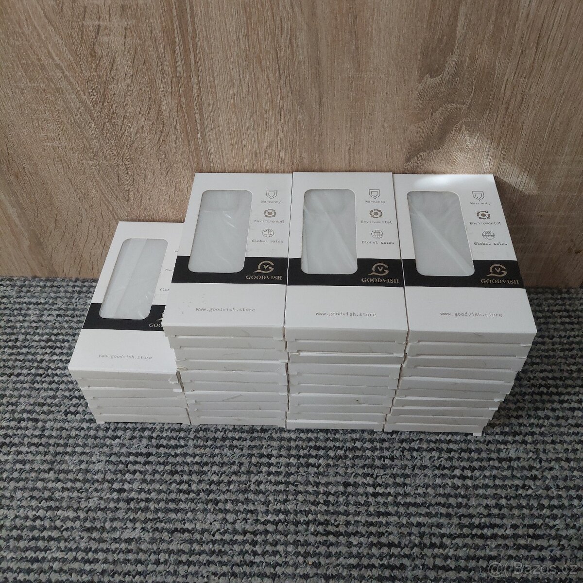 iPhone 12/12Pro zadní kryt + ochranné sklo(zelená) 36ks nové