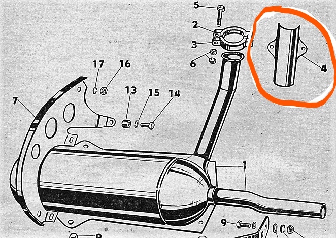 Kryt spony výfuku škoda 1000mb