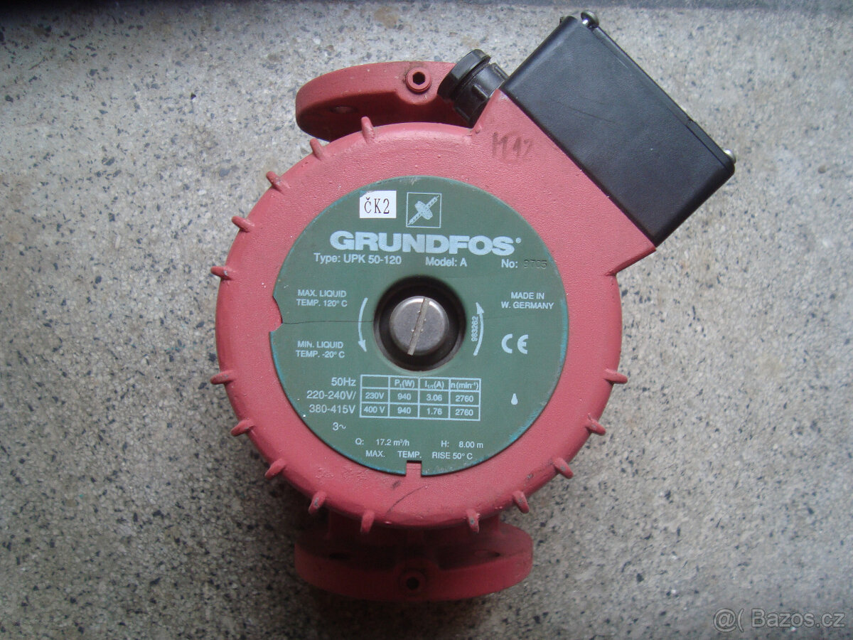čerpadlo Grundfos UPK 50-120