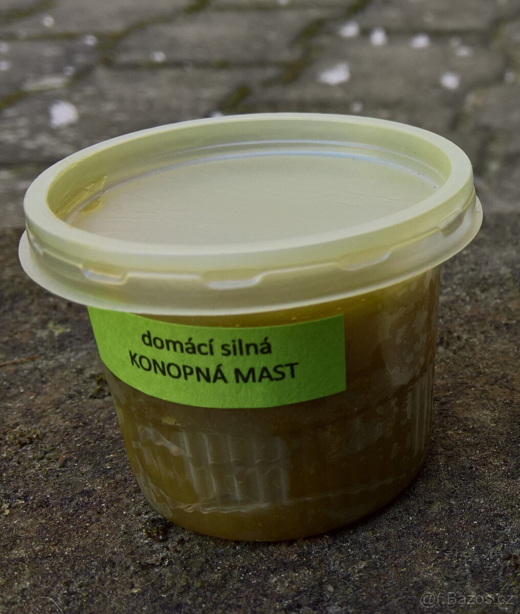 Konopná domácí mast
