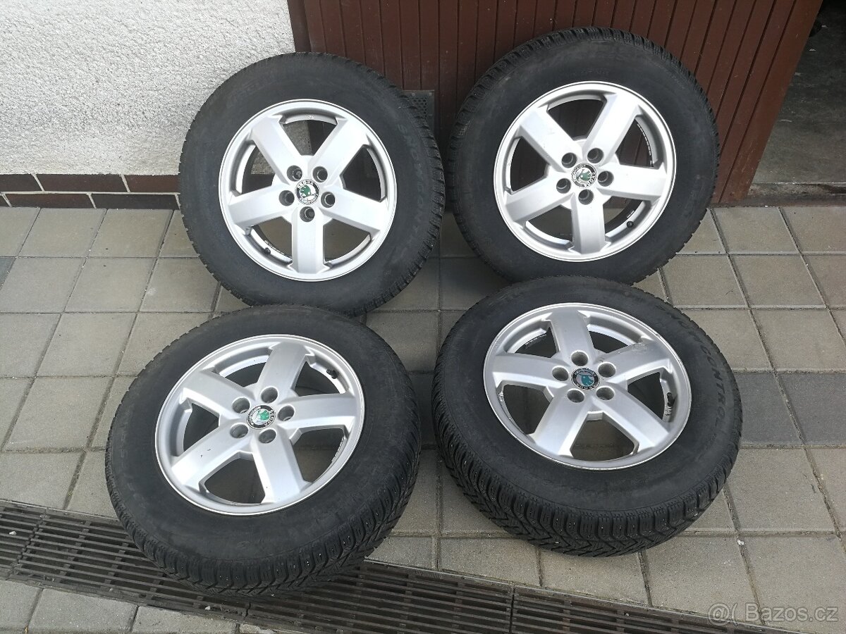 Alu kola Škoda Octavia 5x100 R15