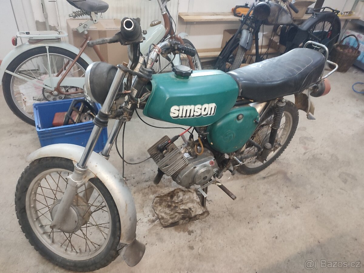 simson enduro elektronik schanim. koupim