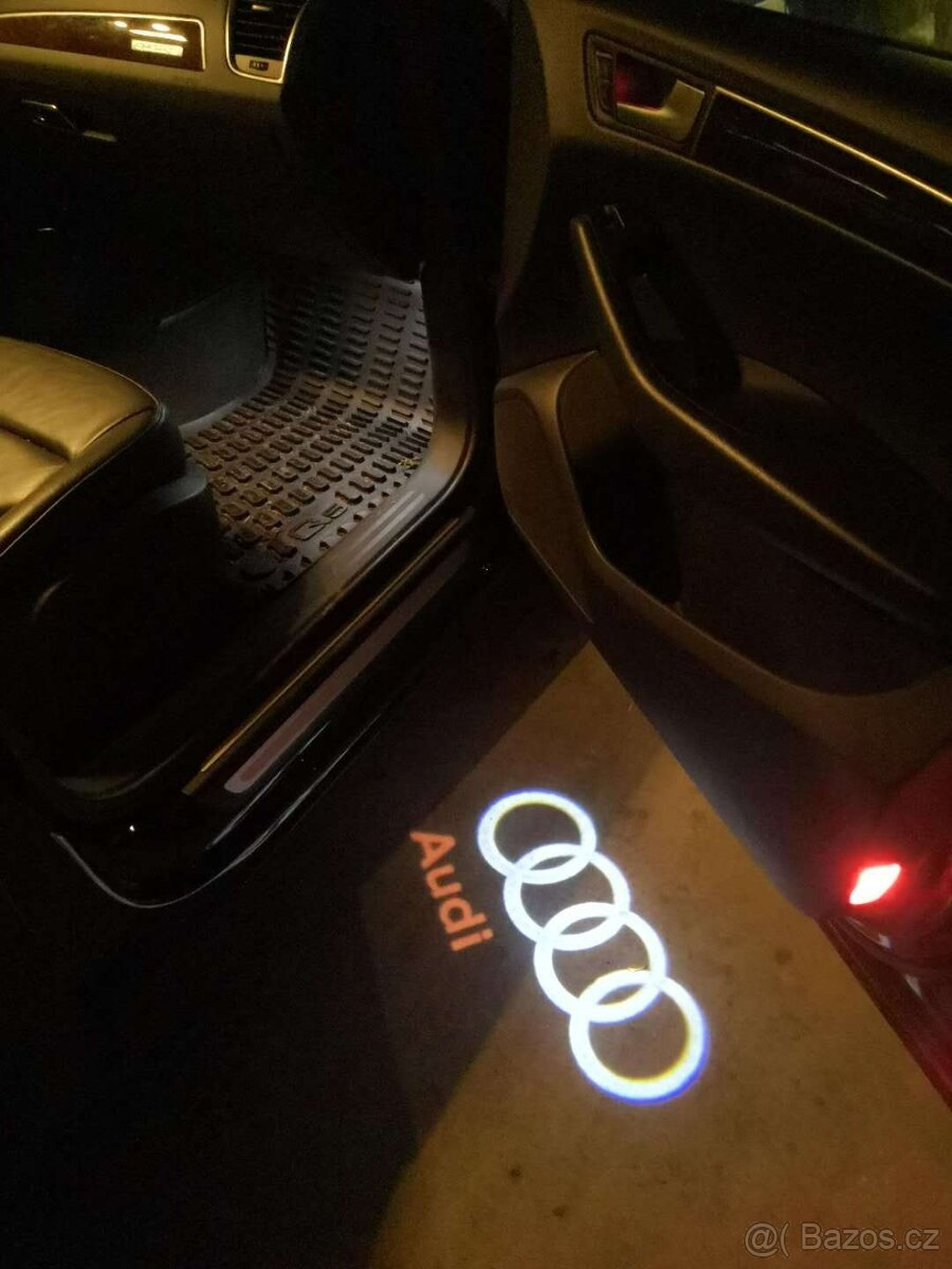 Audi projektory do dveří-A 4,A 5,A 6,A 7,A 8,Q 3,Q 5,Q 7 atd