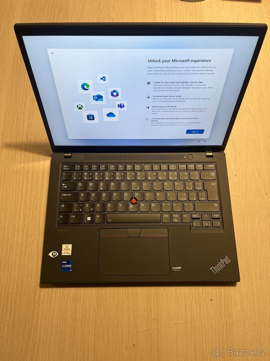 Nepoužitý Notebook Lenovo Thinkpad P14S 21AL gen 3 TOP STAV