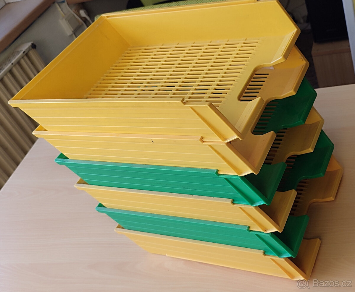 Kancelářský box, stohovatelné zásuvky, pořadač, organizér