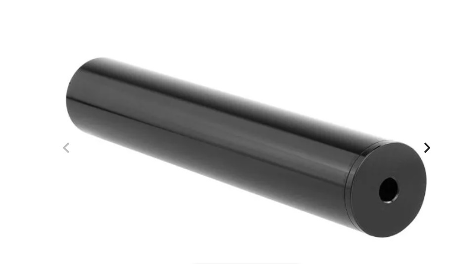 Moderátor zvuku PCP 180 mm 135 J 5,5 až 6,35mm 1/2 UNF