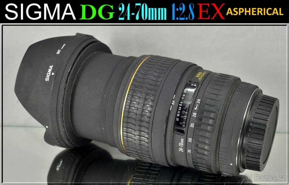 pro Canon - Sigma DG 24-70mm F/2.8 EX full-frame