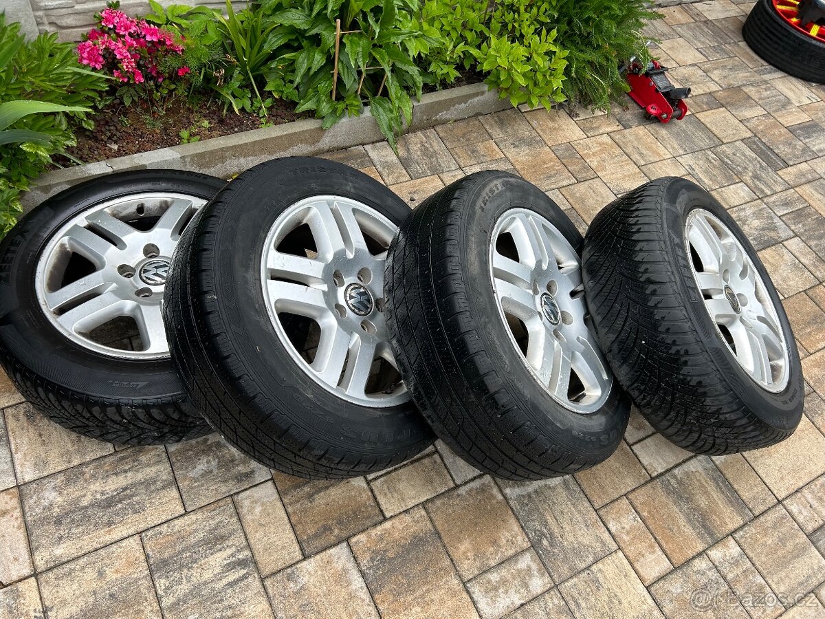 Alu kola 5x130 R18 pneu na dojetí