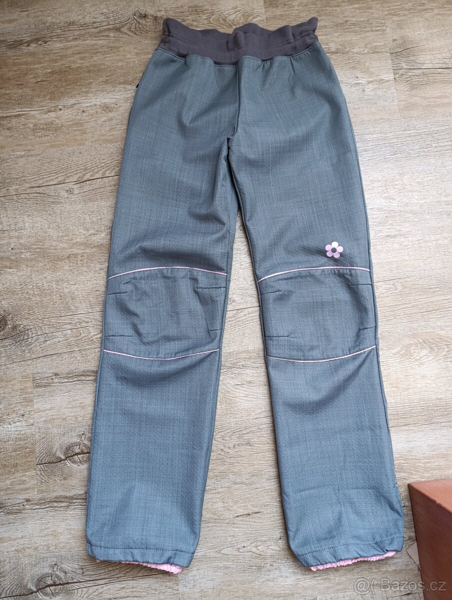 Softshellové kalhoty Kukadloo vel 140