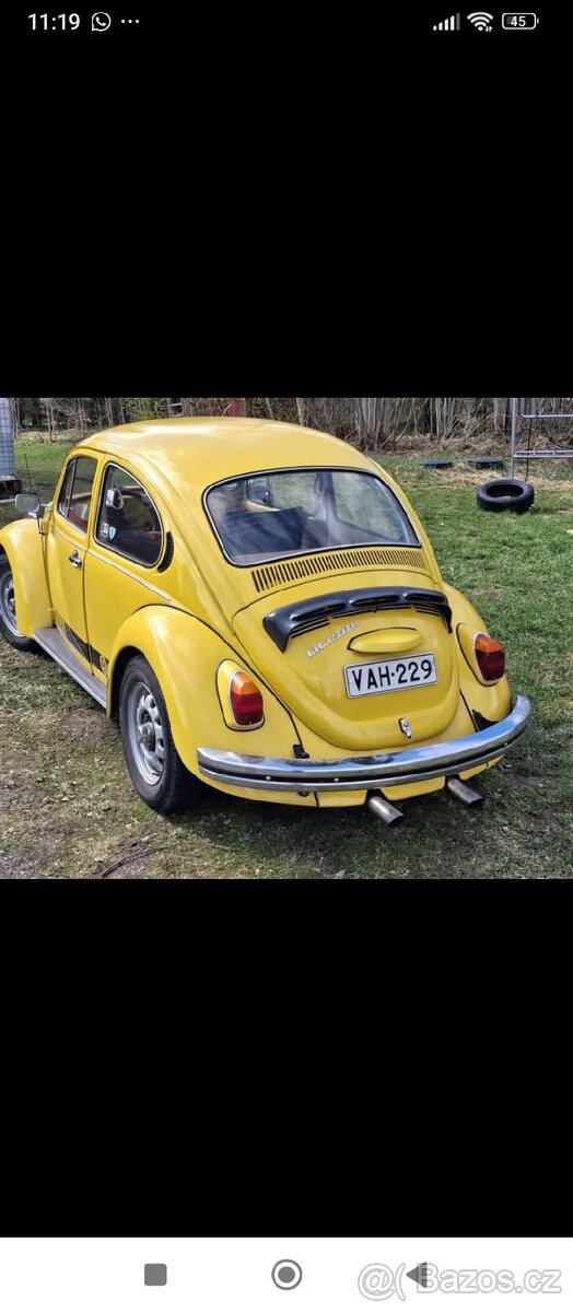 Nasávač vzduchu ( spojler) VW brouk