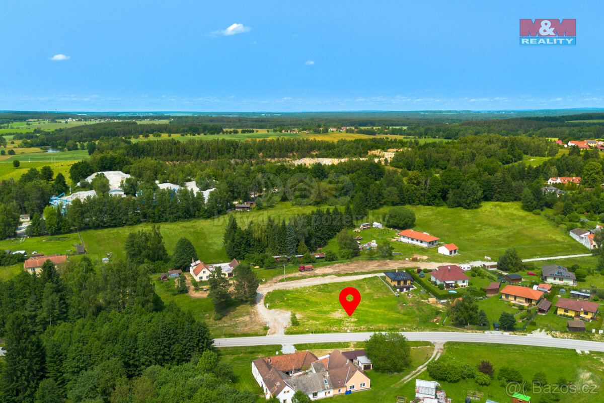Prodej pozemku k bydlení, 1484 m², Trhové Sviny