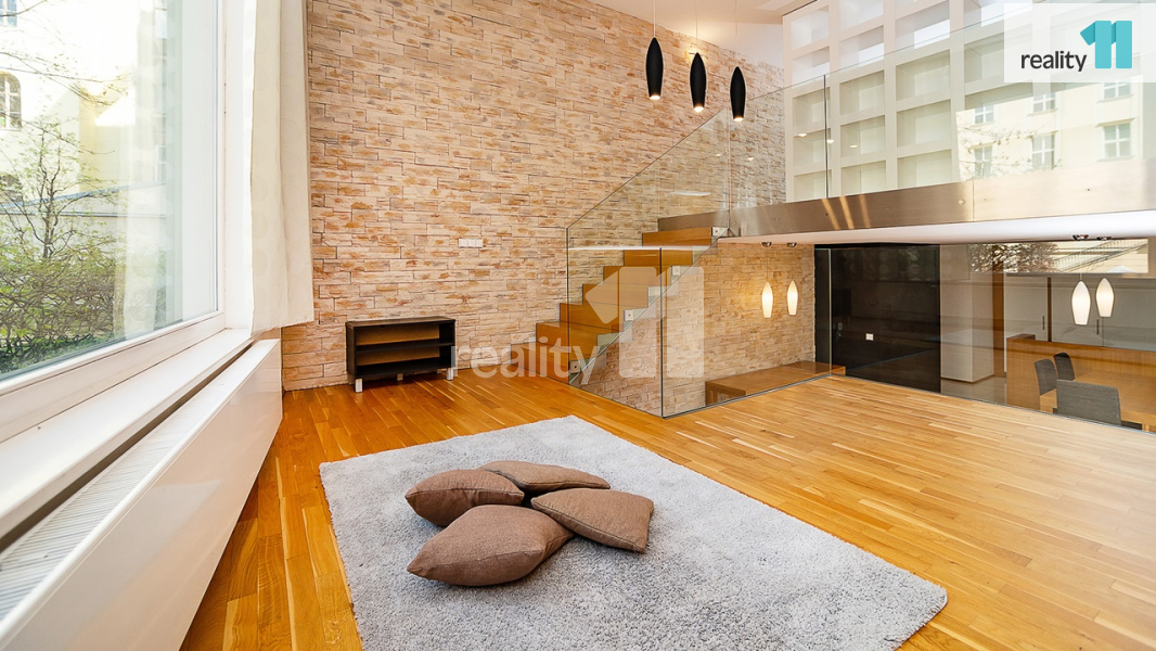 Pronájem bytu 2+kk, 104 m2, zařízený, Praha 1 - Nové Město