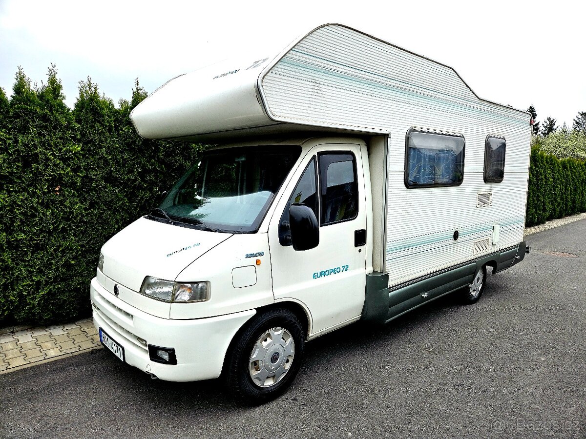 FIAT DUCATO RIMOR EUROPEO 2.8 dTi PERFEKTNÍ STAV A NOVÁ STK