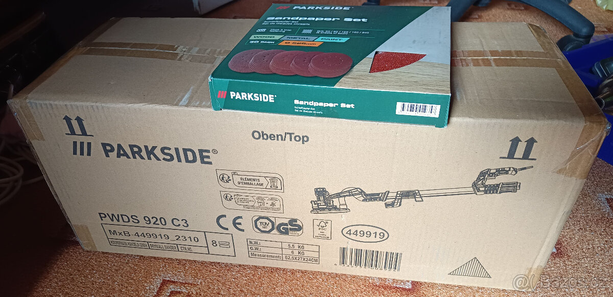 PARKSIDE Nástěnná a stropní bruska (žirafa) PWDS 920 C3