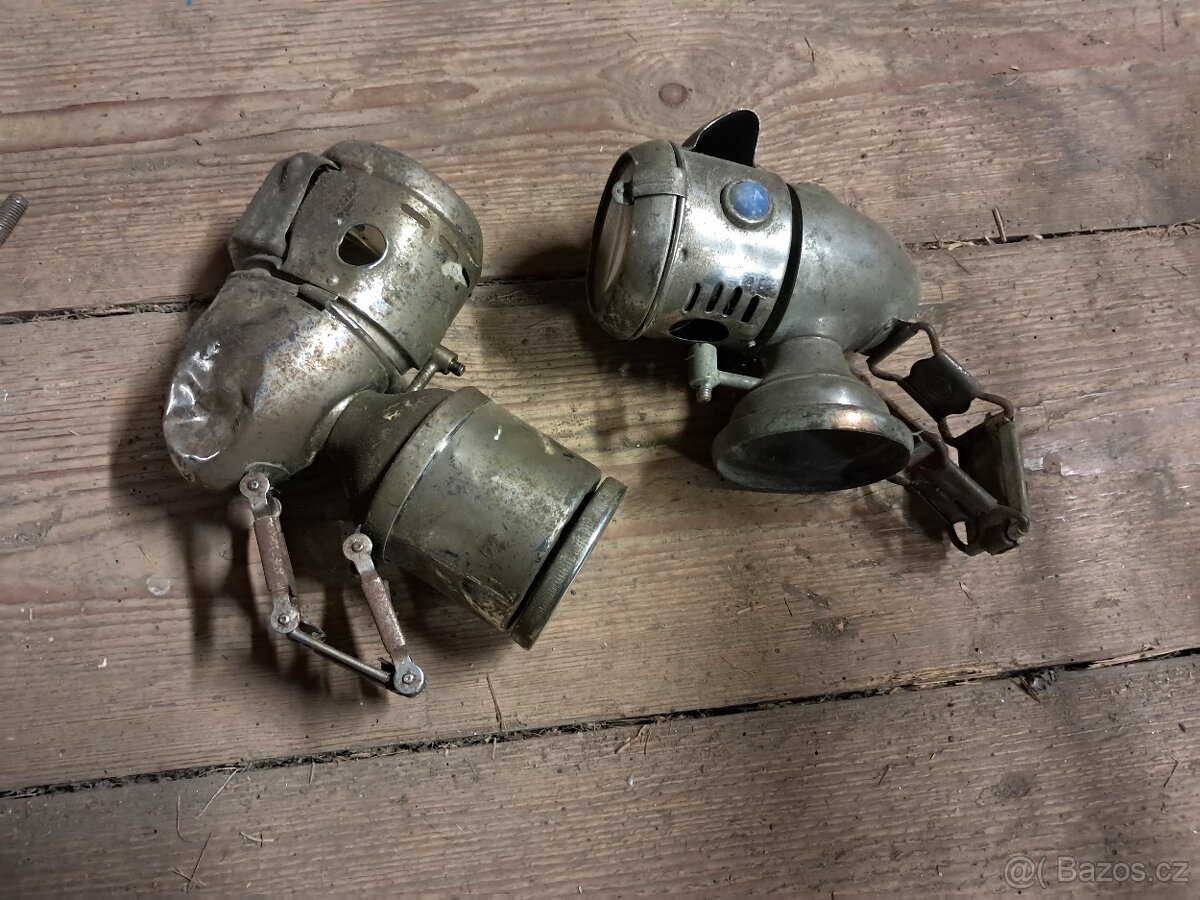 Karbidové lampy na historická kola