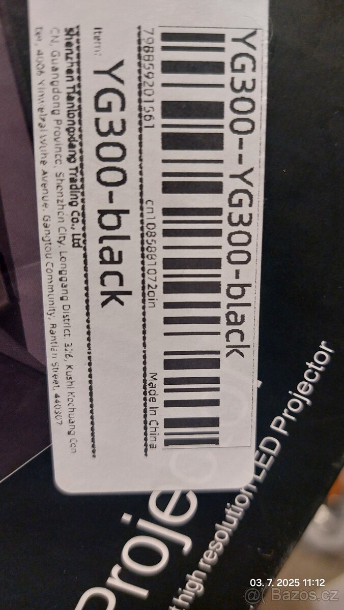 LED projektor YG300