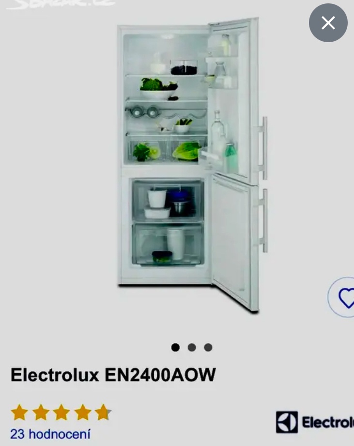 Lednice s mrazákem Electrolux EN2400AOW