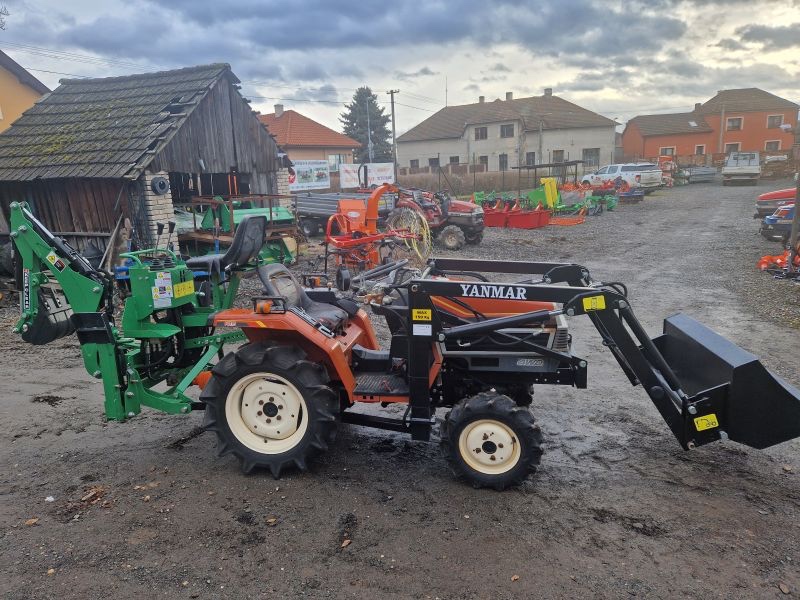 Yanmar F155 D 4×4 s novým čelním nakladačem – TOP stav