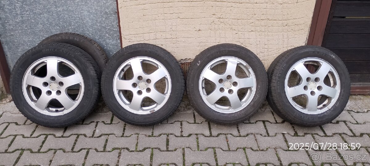 Alu kola originál Škoda Fabia 1, 6JX14 ET43