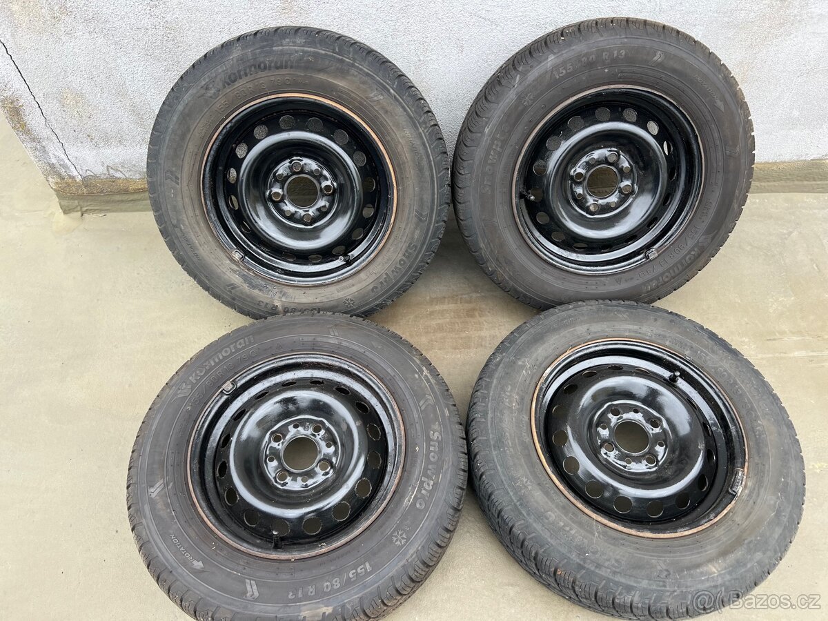155/80R13 zimní pneu FIAT PANDA disky 4x98