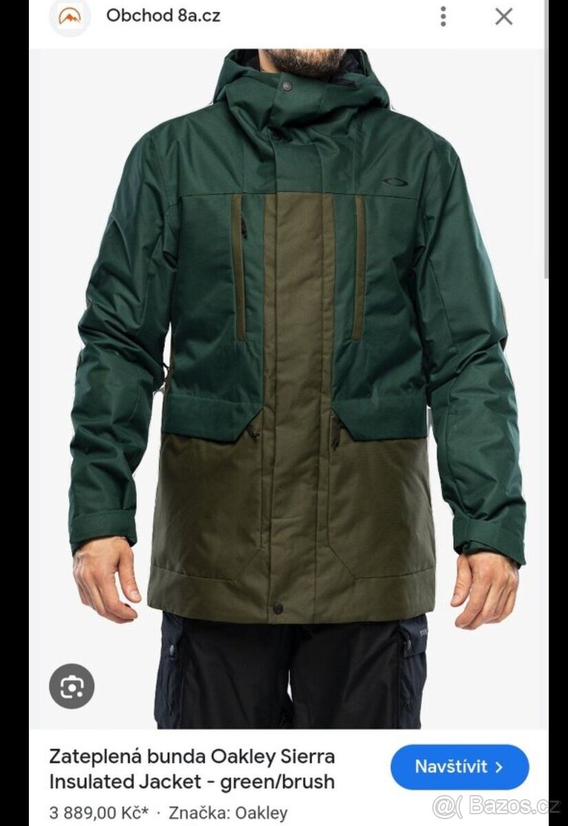 Snowboardová bunda Oakley