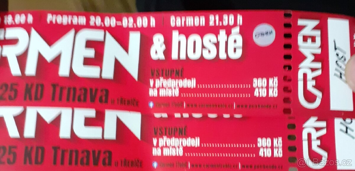 Lístky na carmen