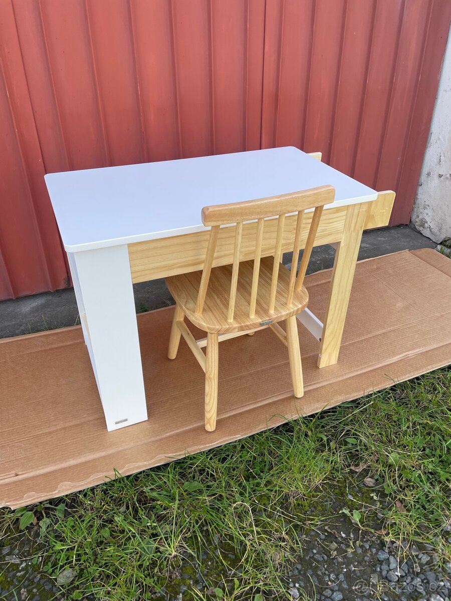 Dětský psací stůl + židle Kave Home