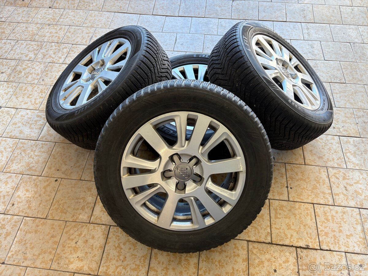 Alu kola audi,zimni pneu