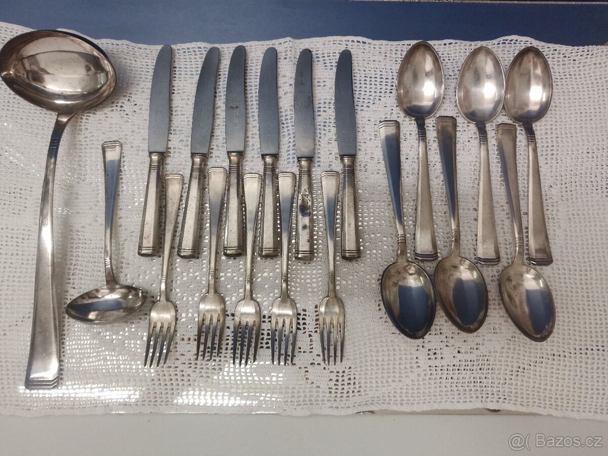Velký set postříbrných příboru / Ag 900
