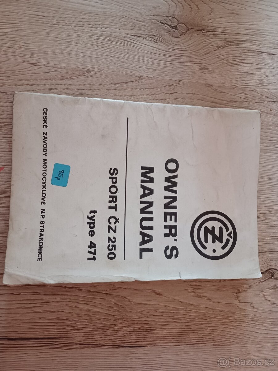 Návod k obsluze ČZ 250/471