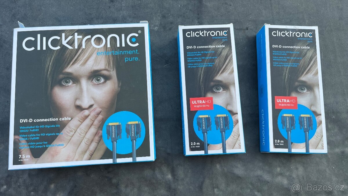 Kabel DVI-D CLICKTRONIC