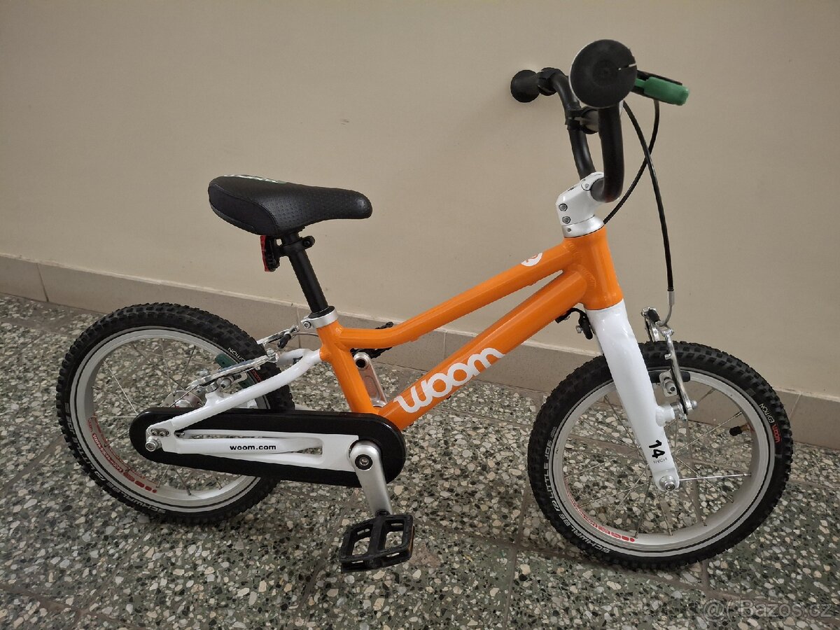 Woom 2 oranžové jak nové