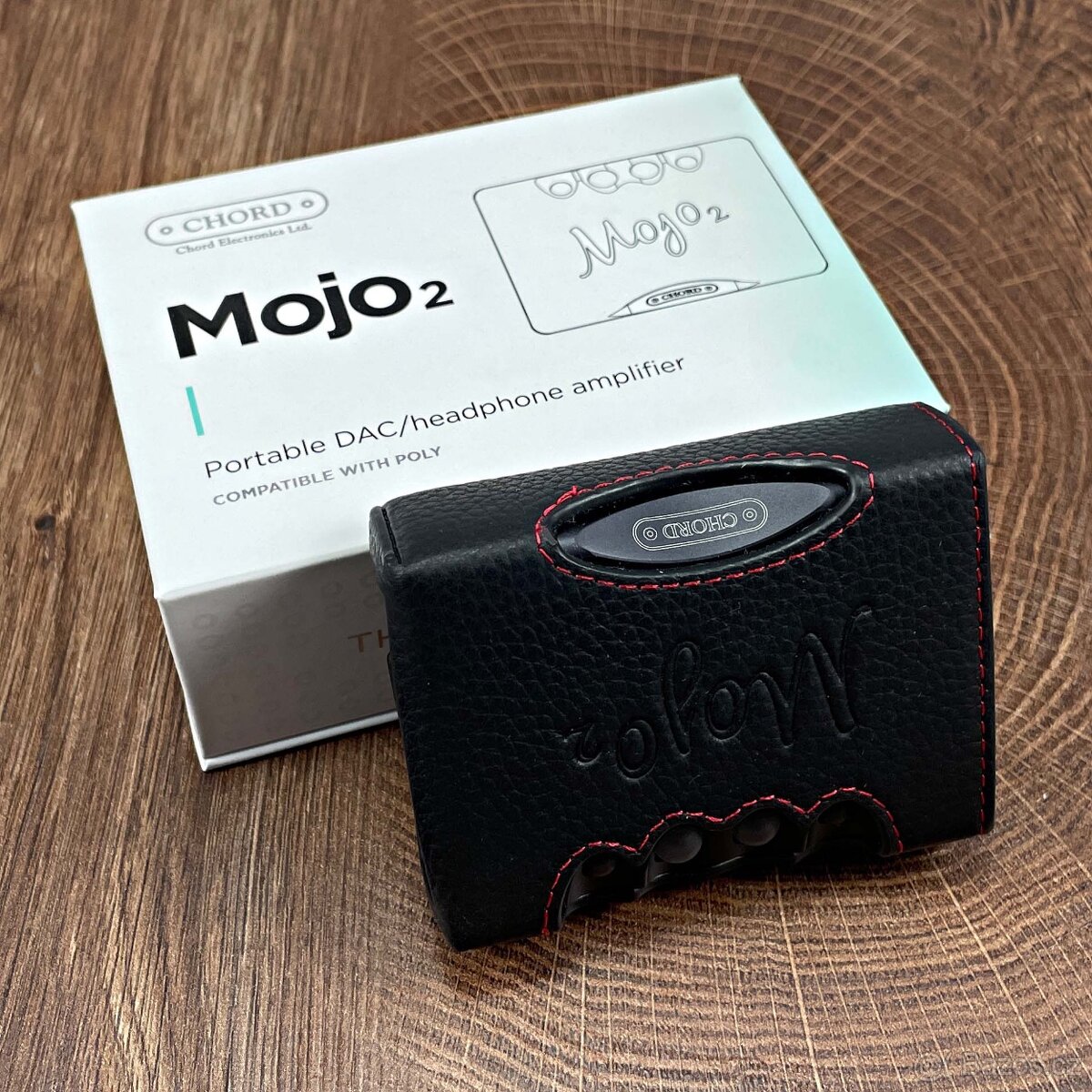 sluchátkový zesilovač a D/A převodník Chord mojo 2 + pouzdro