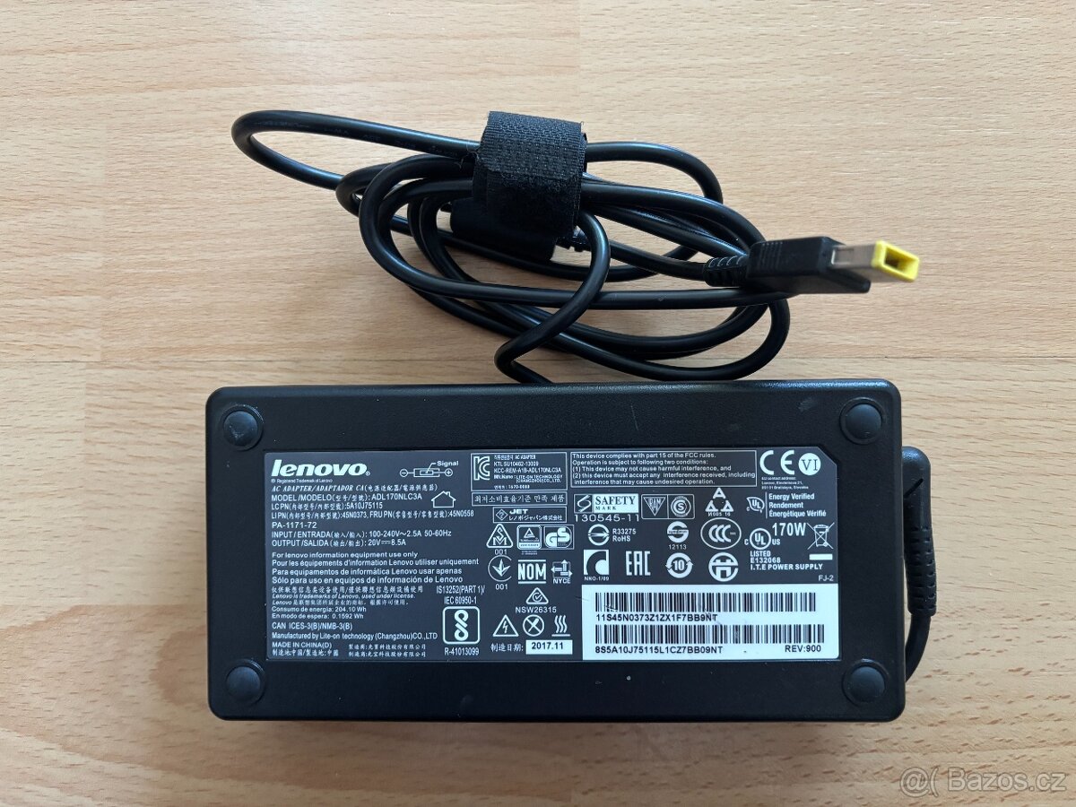 Originalní adaptér Lenovo 170W