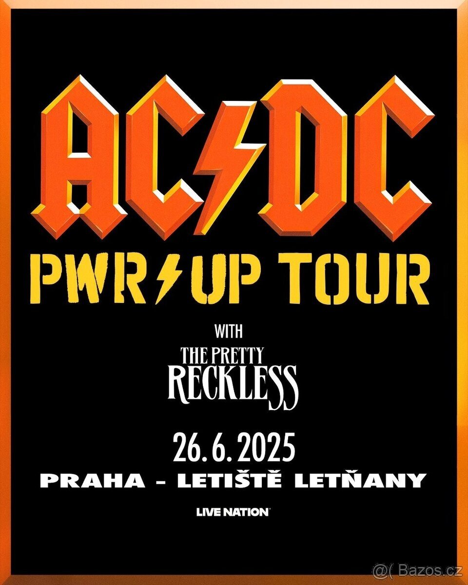 AC/DC Staní A - 1 lístek - 26.6. - Praha Letňany acdc