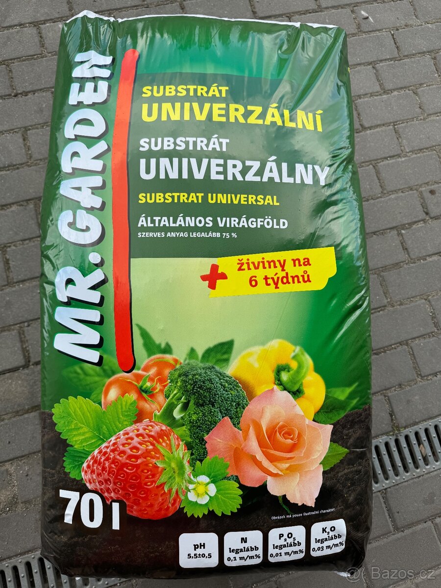 Substrát 70 litru