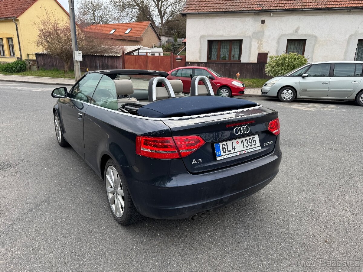 Audi a3 Cabrio 2008 najeto 160t 2.0tdi 103kw