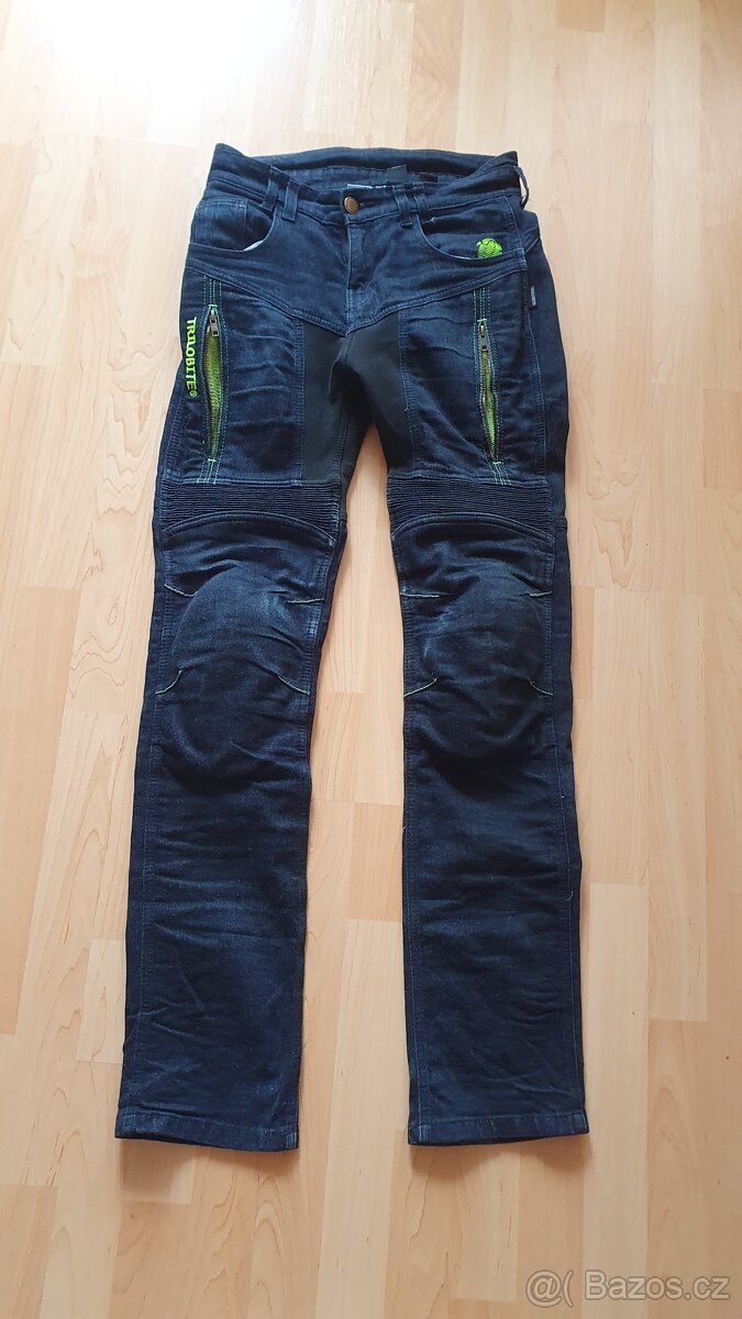 Jeans kalhoty džíny na motorku dámské