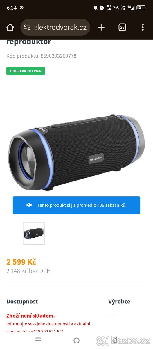 Gogen reproduktor