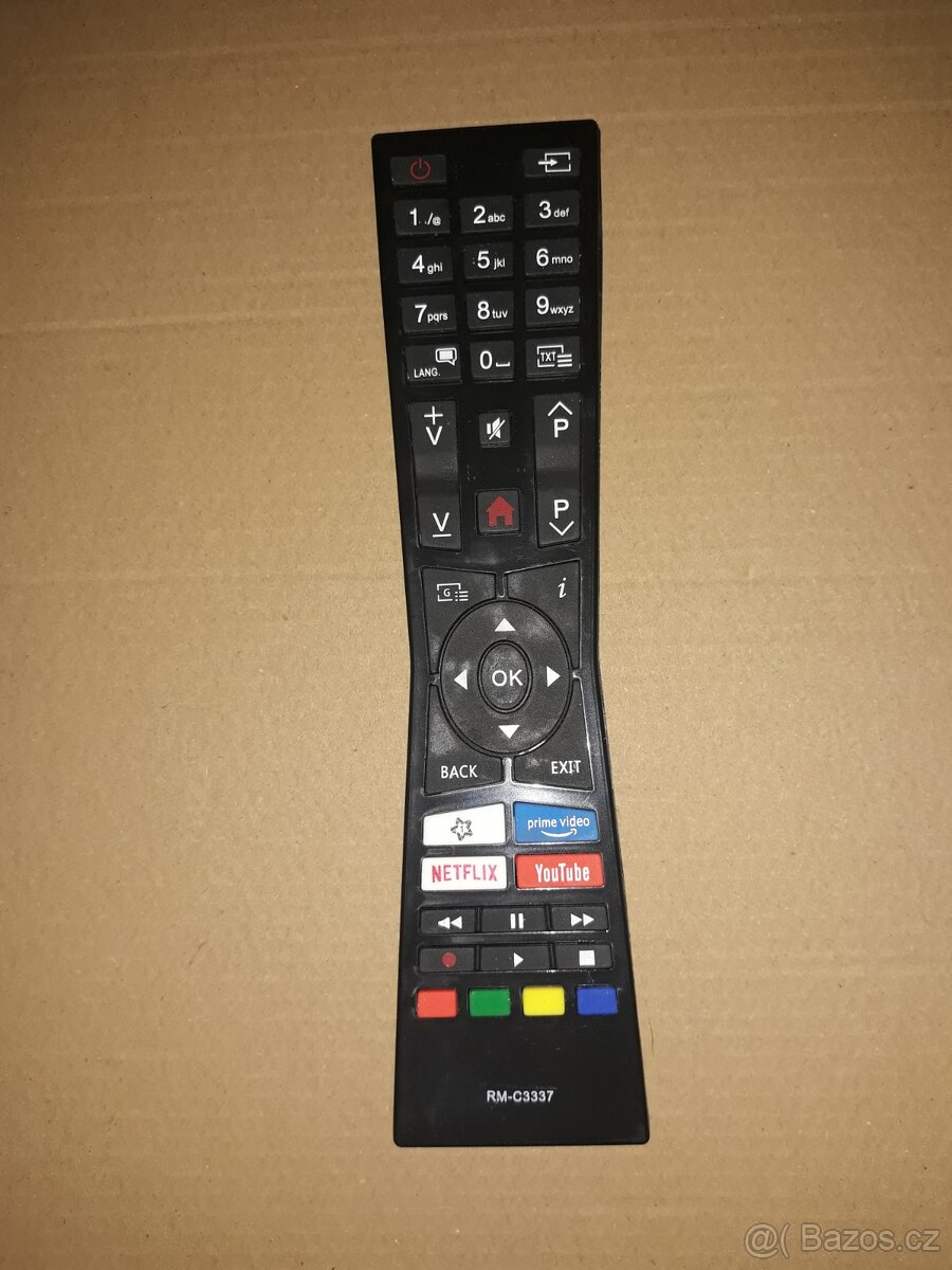 Dálkový ovladač RM-C3337 pro TV JVC – nový