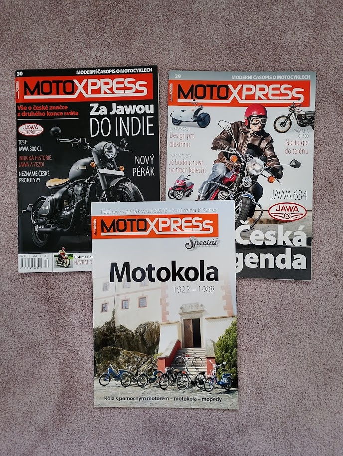 Jawa 350, motokola.