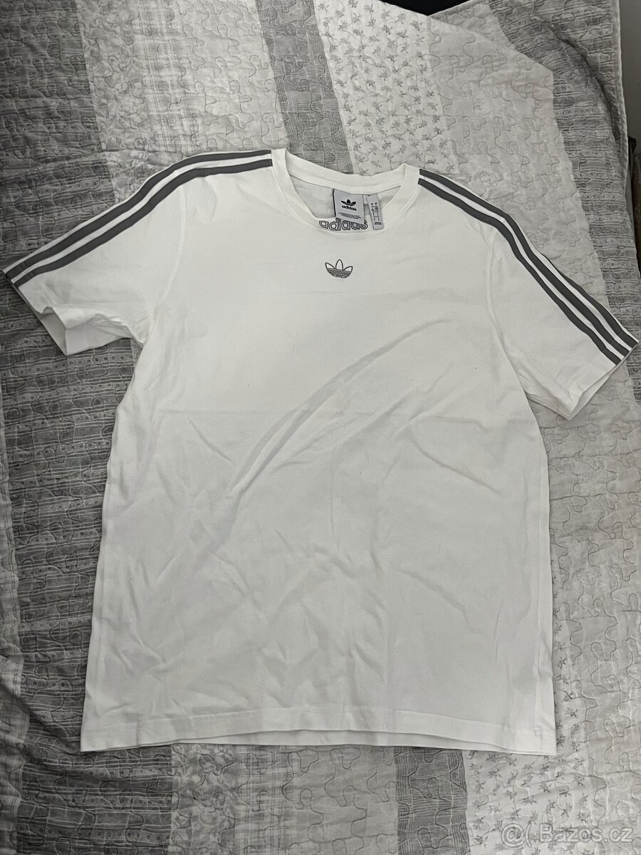 Adidas Bílé Tričko -L